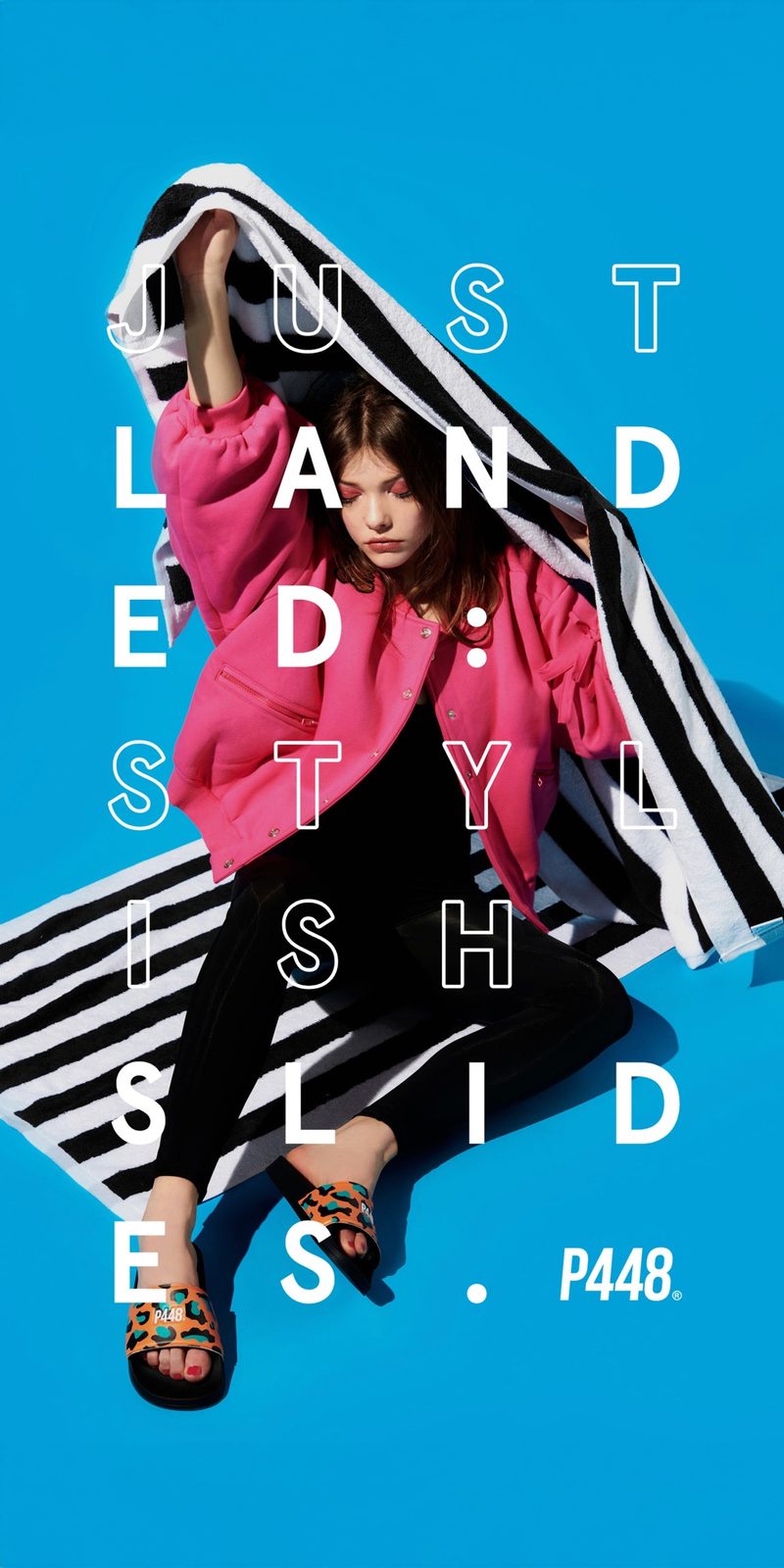 P448 typographic campaign