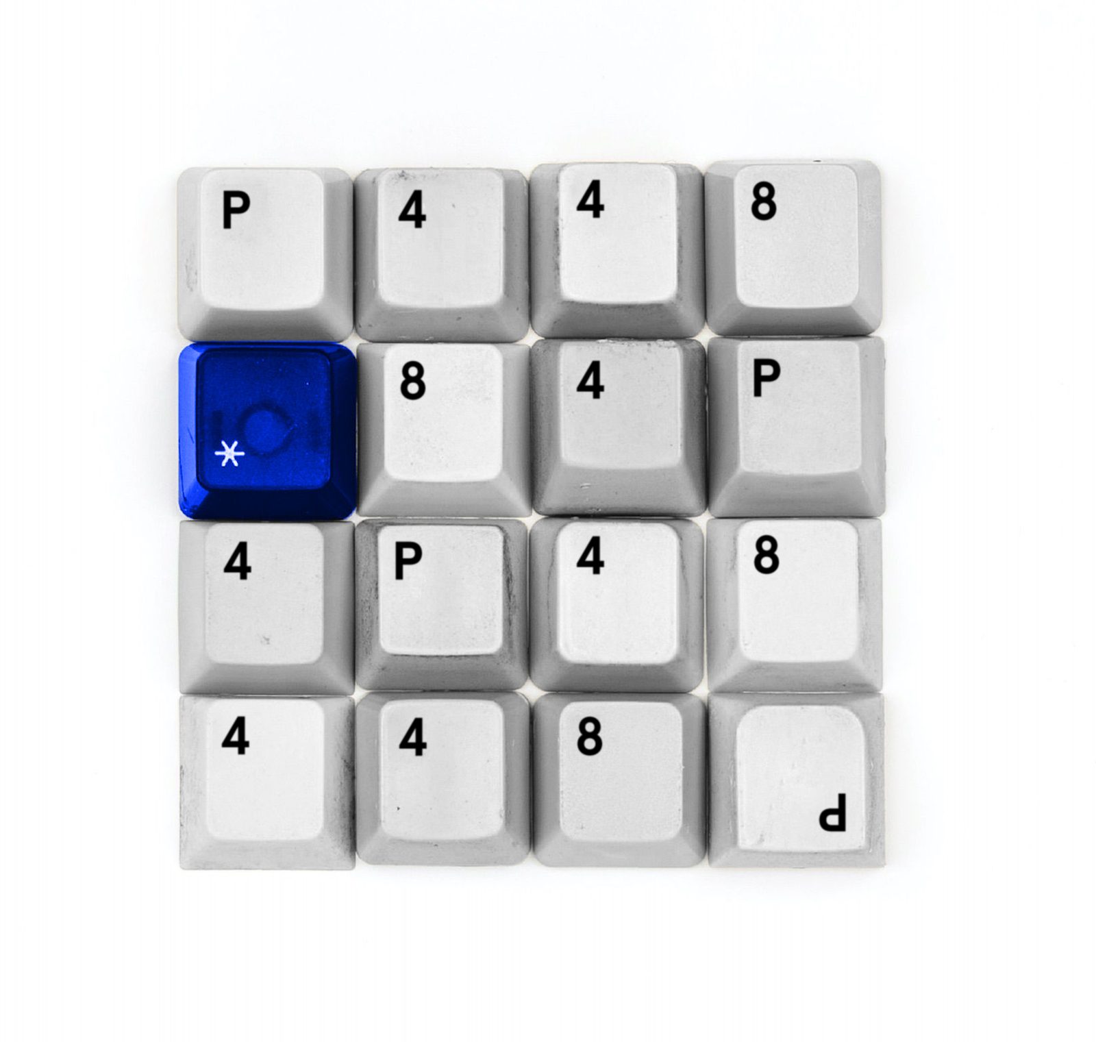P448 custom keycaps artwork