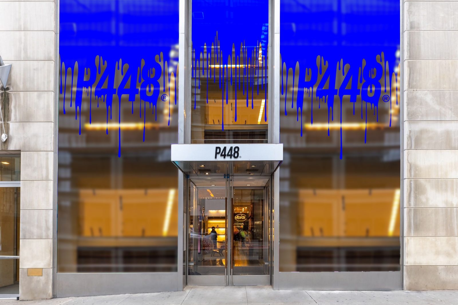 P448 store windows — New York